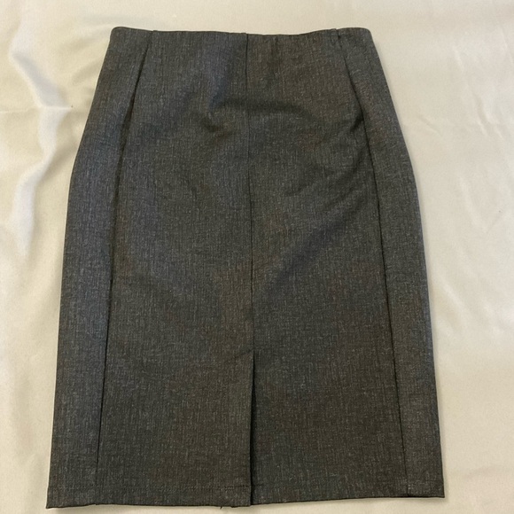 Liverpool Bia Pencil Skirt Gray Tweed Textured Stretch Pull On Women’s S… - Picture 2 of 10